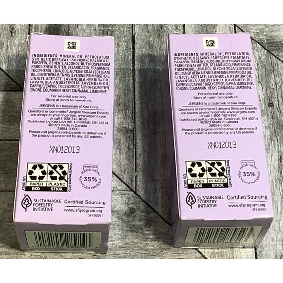 2 Jergens Sleep Essential Oil Scented Stick Lavender & Eucalyptus 0.9 Oz Each - Picture 3 of 3